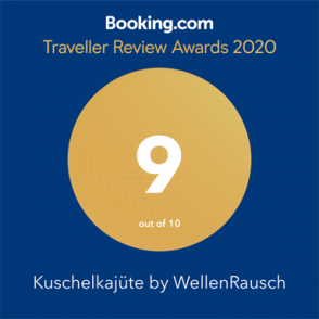 Booking.com Traveller Review Award 2020 Kuschelkajüte