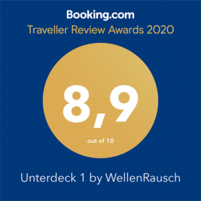 Booking.com Traveller Review Award 2020 Unterdeck 1