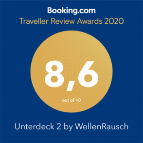 Booking.com Traveller Review Award 2020 Unterdeck 2